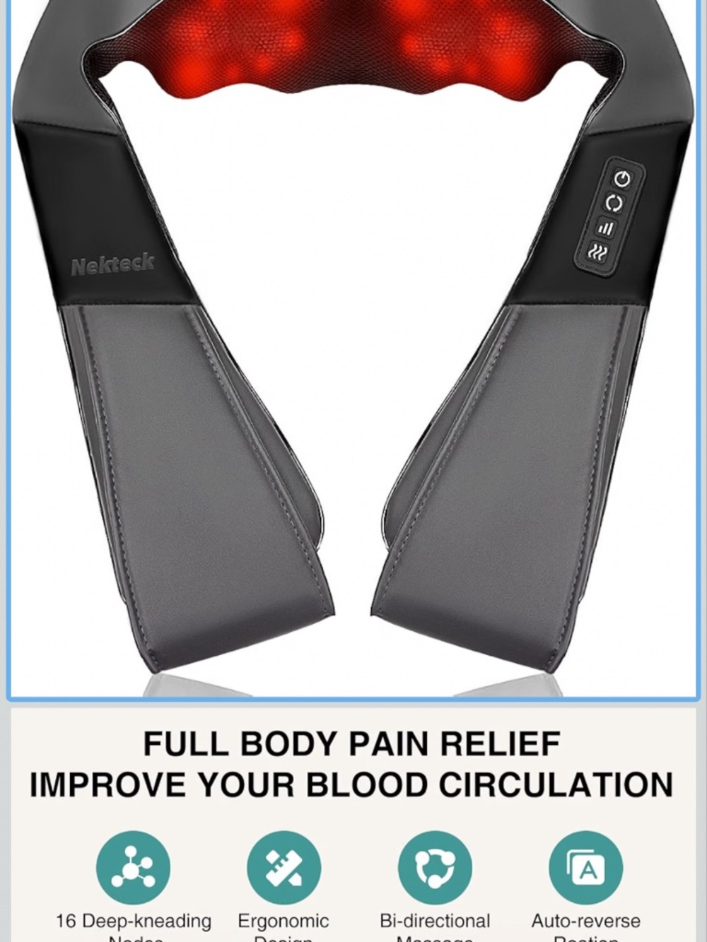 💆♀️ Electric Neck & Shoulder Massager – Like New
